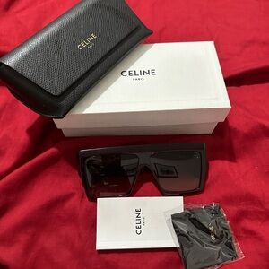 Used, Authentic, Celine Oversized Gradient Sunglasses